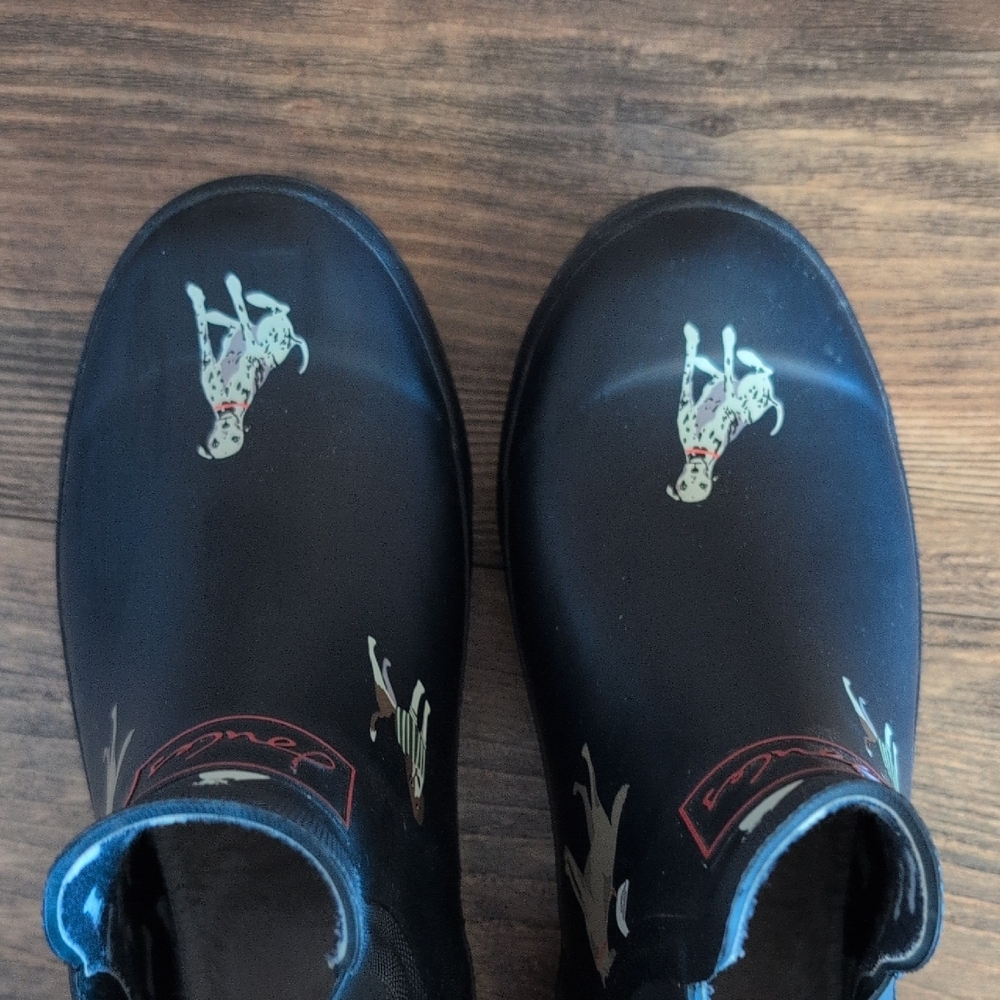 Joules Wellibob Navy Pull On Rain Boots 7 M531 - Picture 5 of 10
